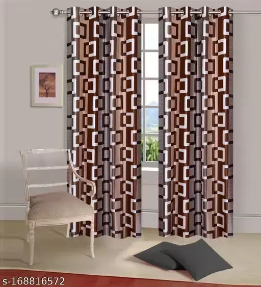 aviraj textile box curtains set of 2
